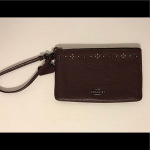 Coach wristlet